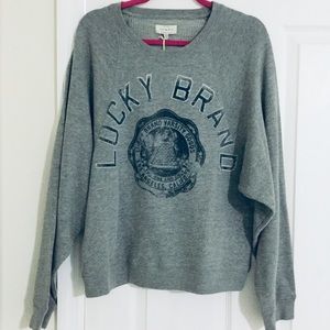NWT Lucky Brand All-Seeing Eye Crewneck Sweatshirt